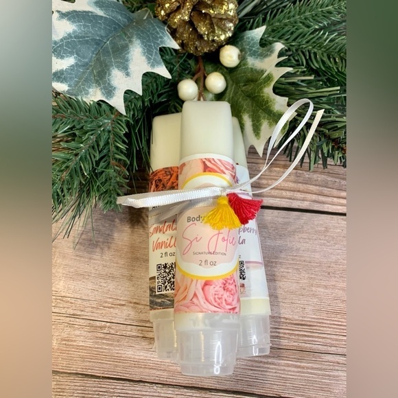 Hand Crafted Other - Set of 3 Hand Crafted Vegan Body Lotions in Perfect Travel Size - Various Scents